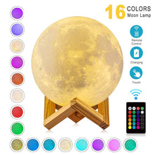 Load image into Gallery viewer, Luxury LED Moon Lamp