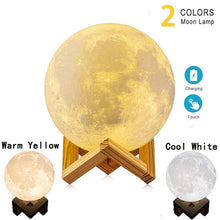 Load image into Gallery viewer, Luxury LED Moon Lamp
